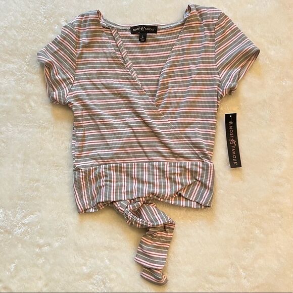 Almost Famous Stripe Top - Picture 1 of 4